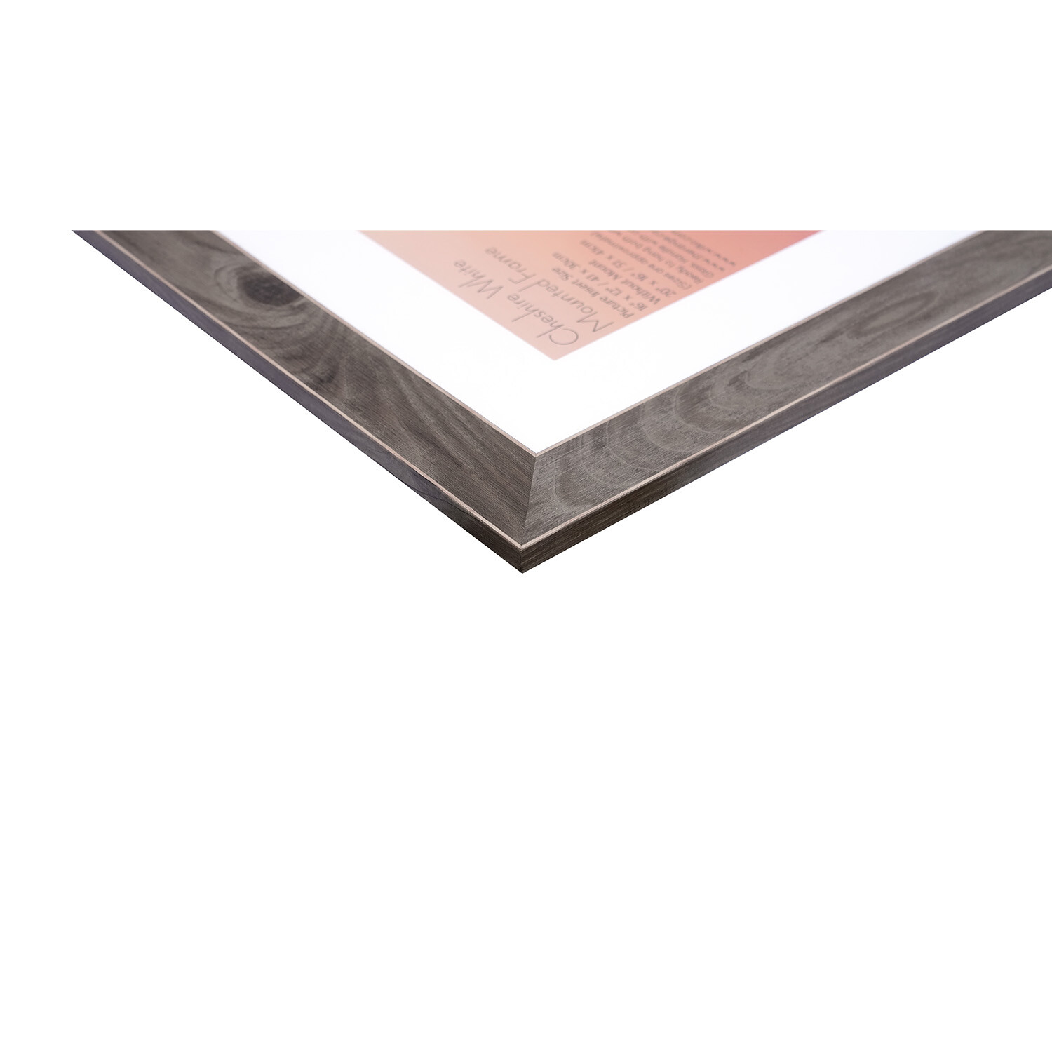 Cheshire White Mounted Frame - Brown / 16 x 20in Image 3