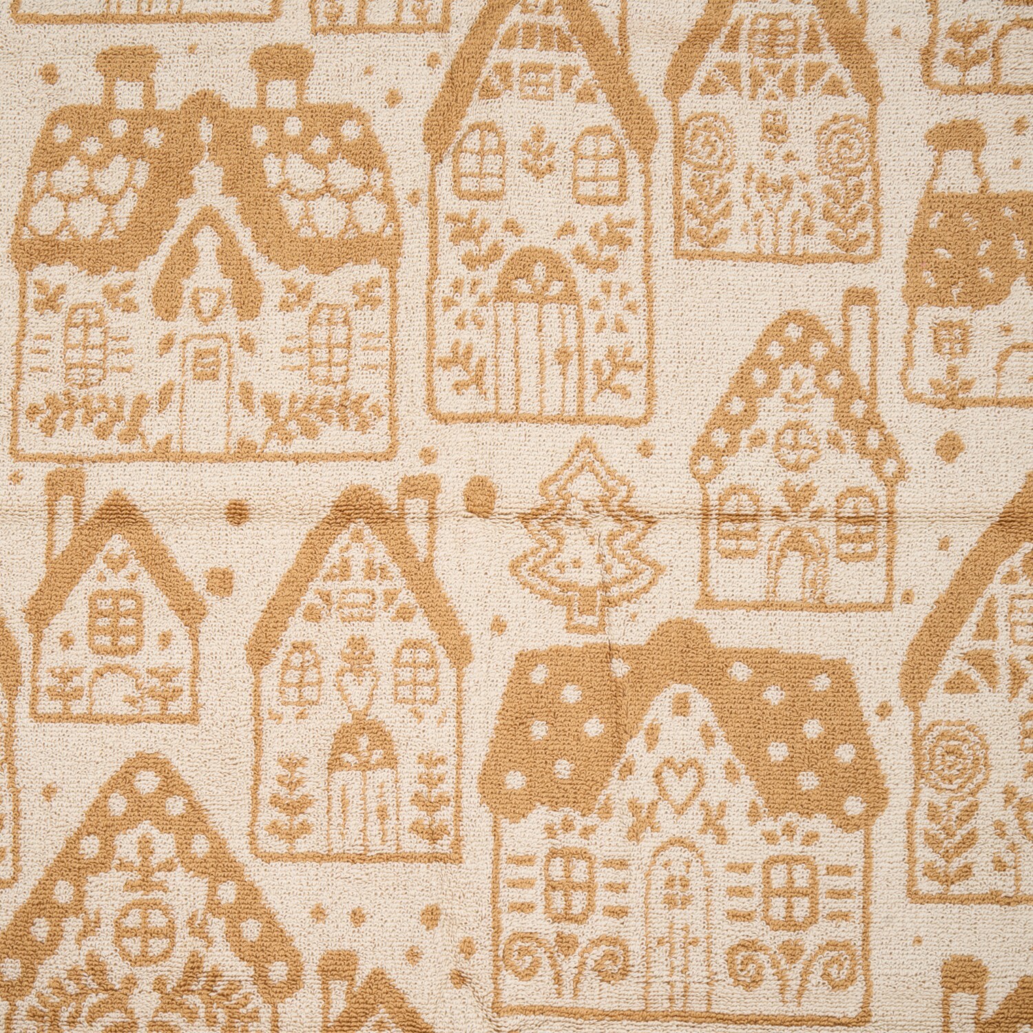 Gingerbread Houses Towel Brown 80cm Image 4