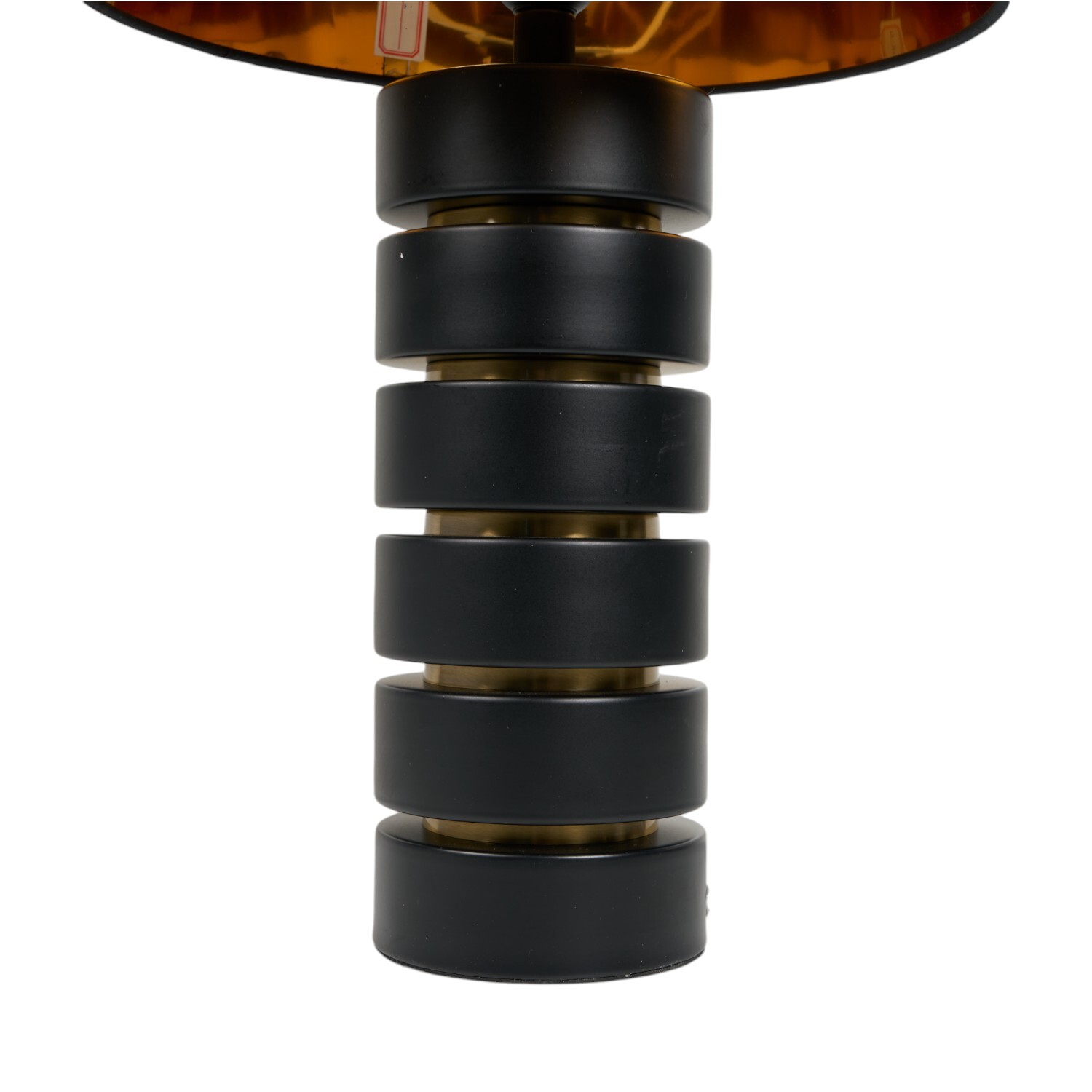 Kai Table Lamp Black and Brass Image 4