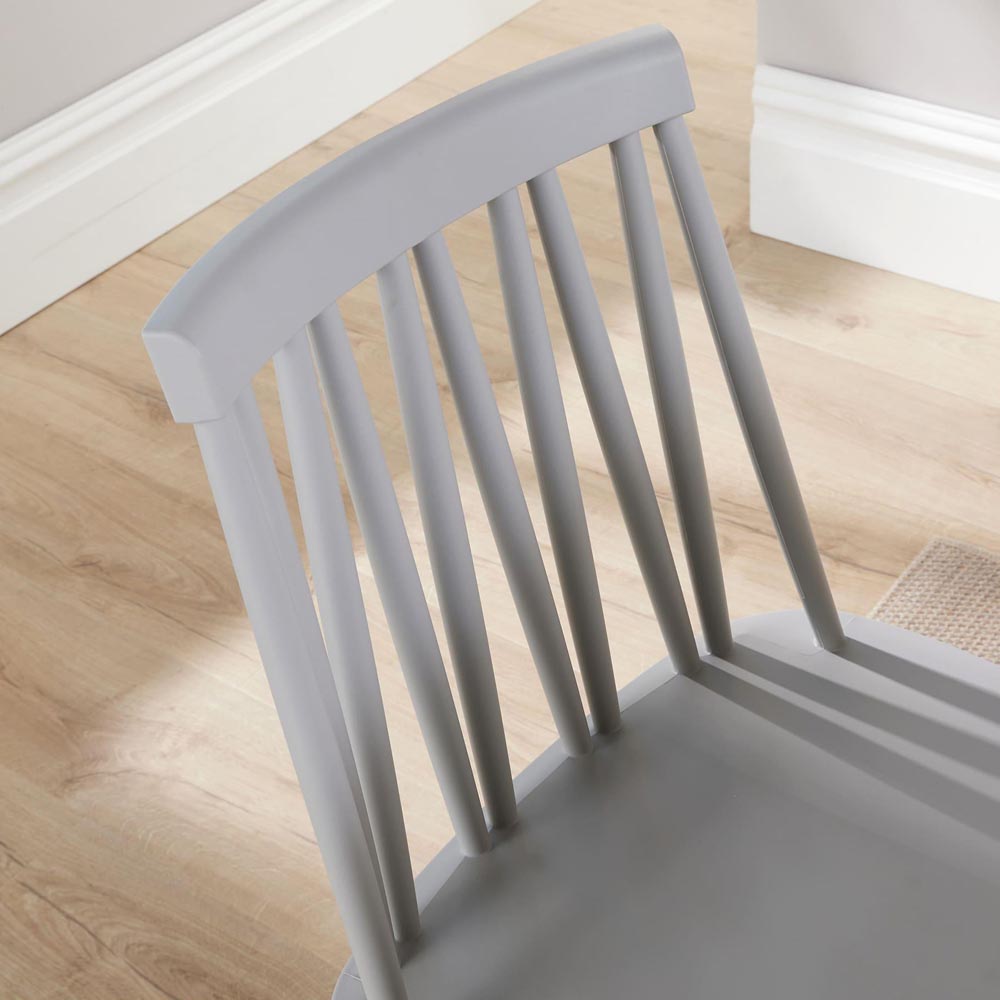 Home Source Trinity Lucy 2 Seater Dining Set Grey Image 3