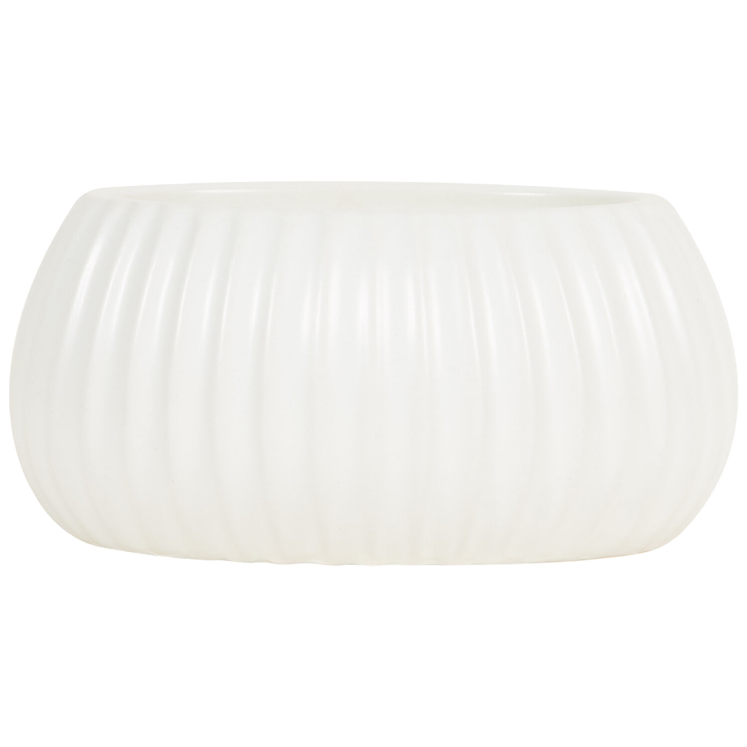Oval Ribbed Citronella Candle - Black or White Image 5