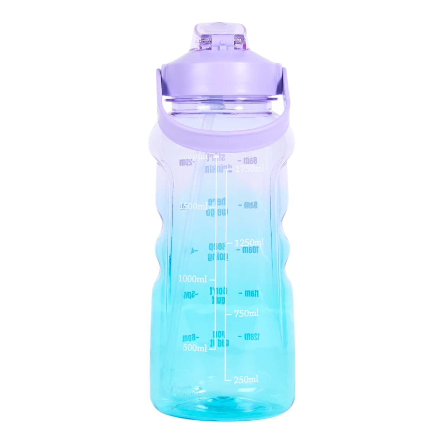 Ombre Sports Bottle with Handle 2L Pink Image 6
