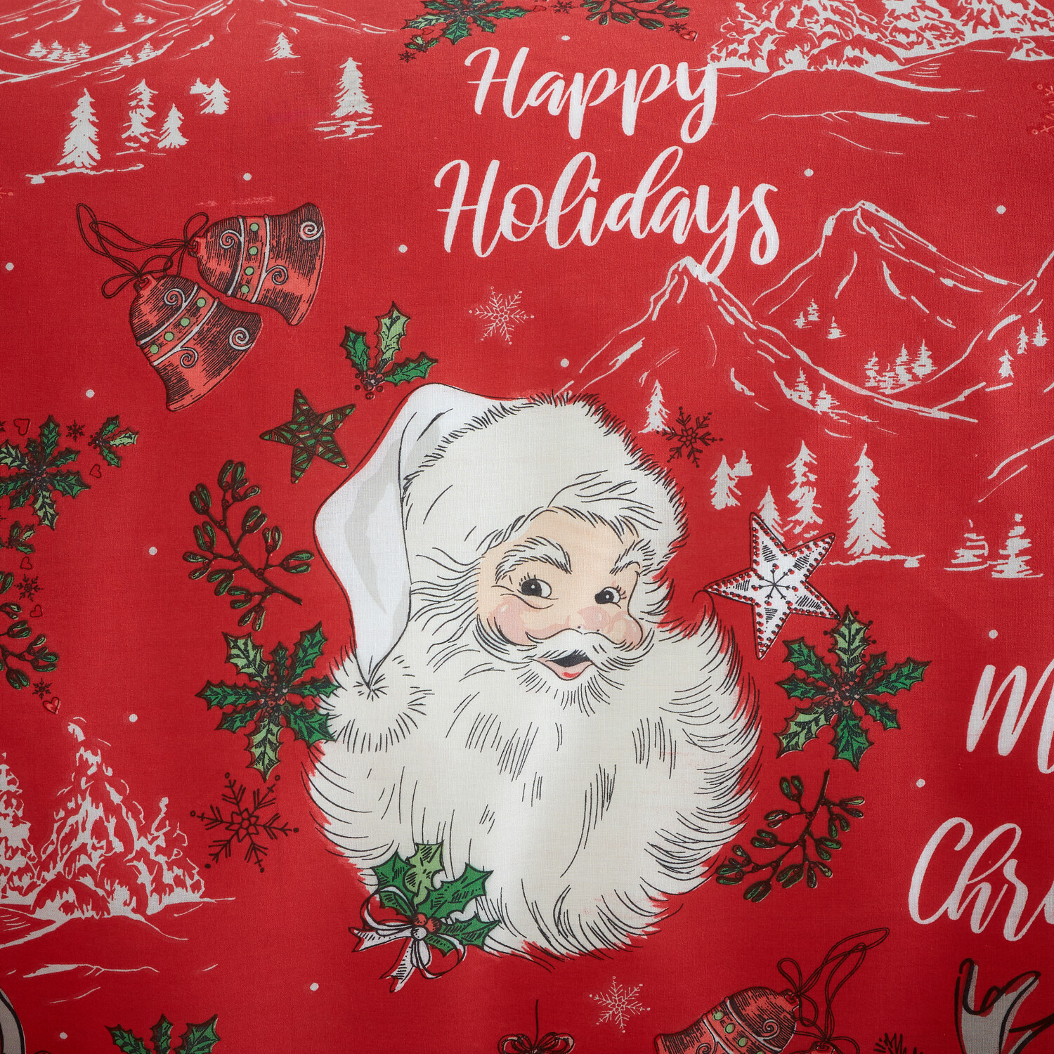Santas North Pole Duvet Set - Red / Double Image 3
