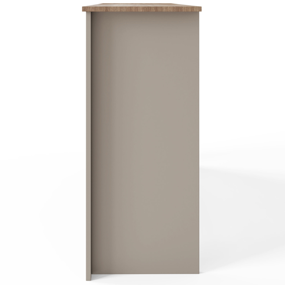 GFW Lancaster 7 Drawer Grey Merchants Chest of Drawers Image 5