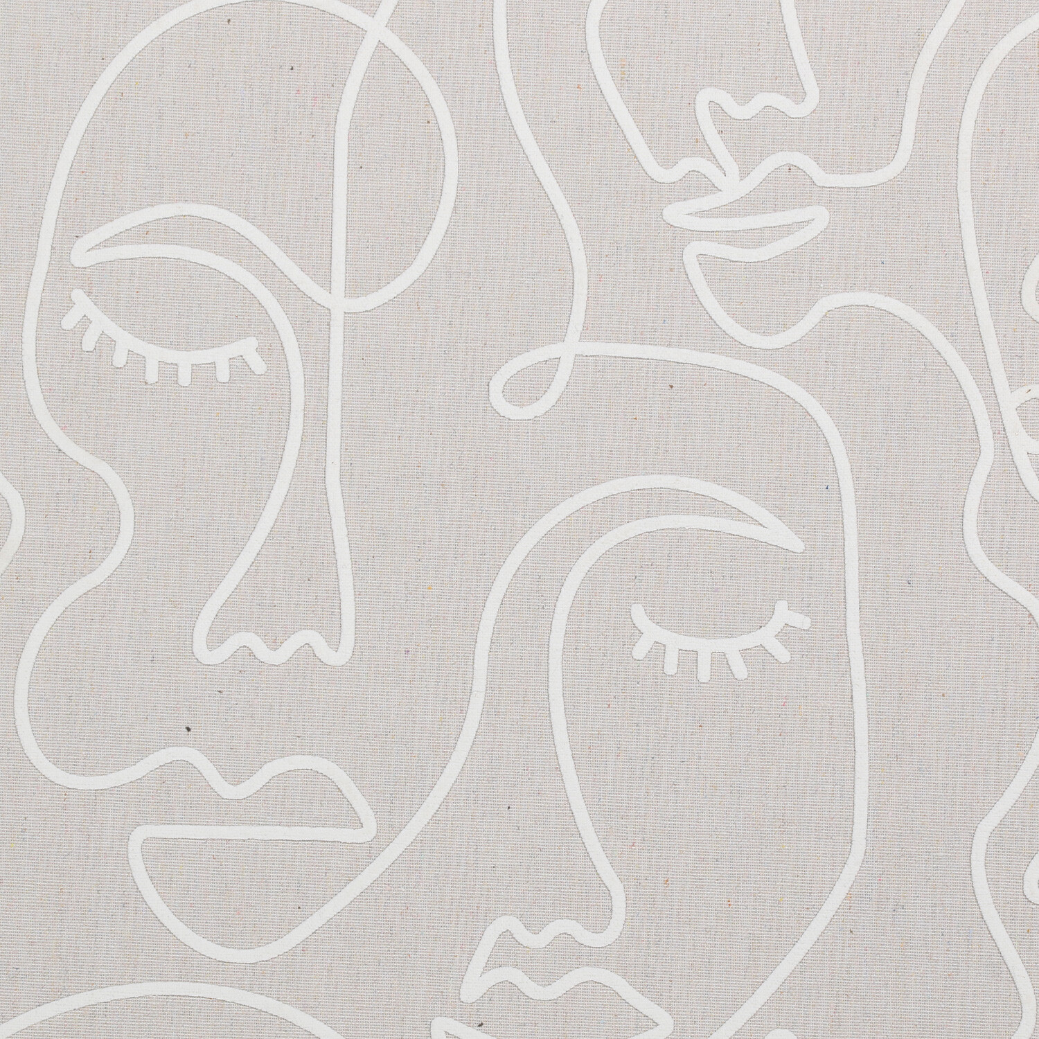 Neutral Figurative Lines Framed Art - Natural Image 2