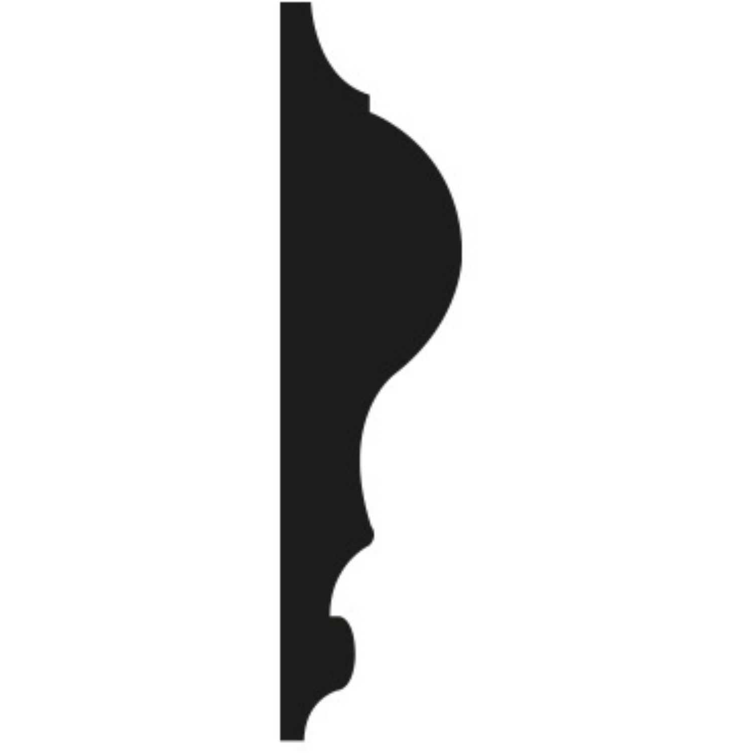 Pine Decorative Dado Rail Moulding Natural Image 2