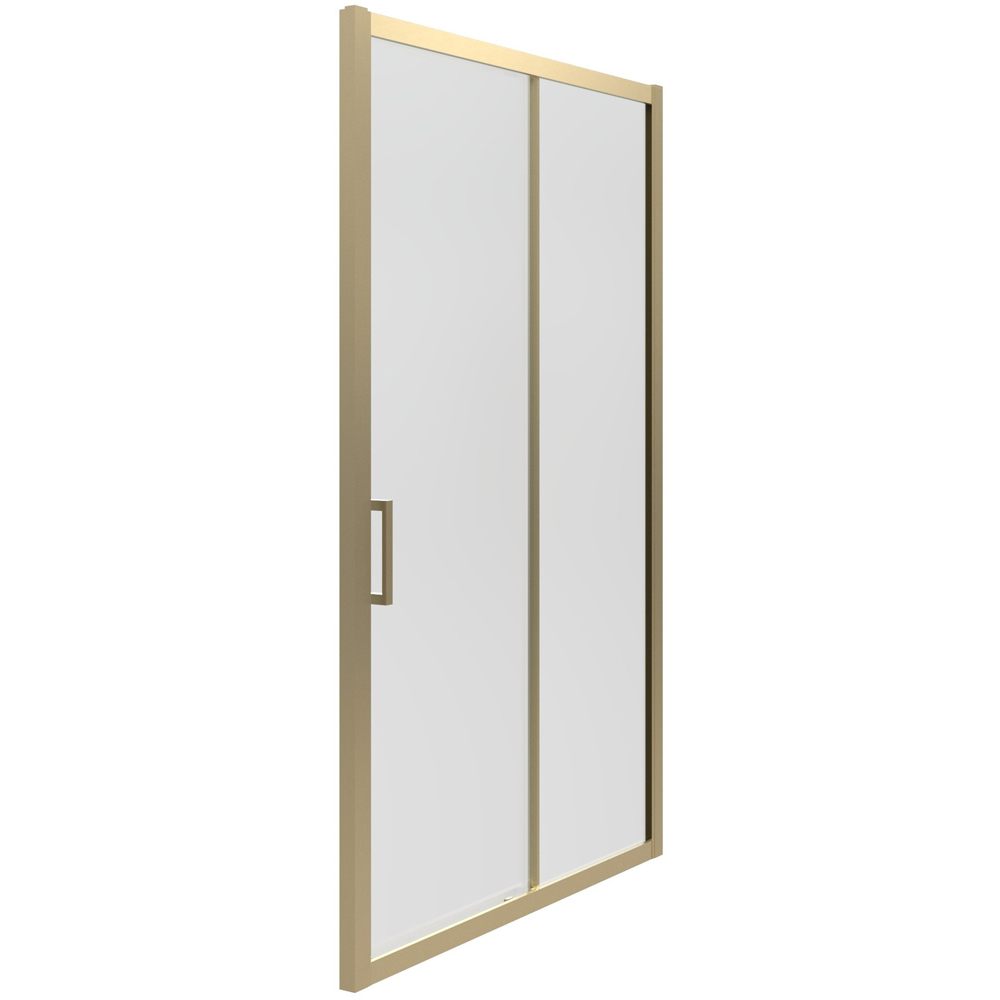 Bathstore Atlantis Brushed Brass Sliding Door 1100mm Image 3