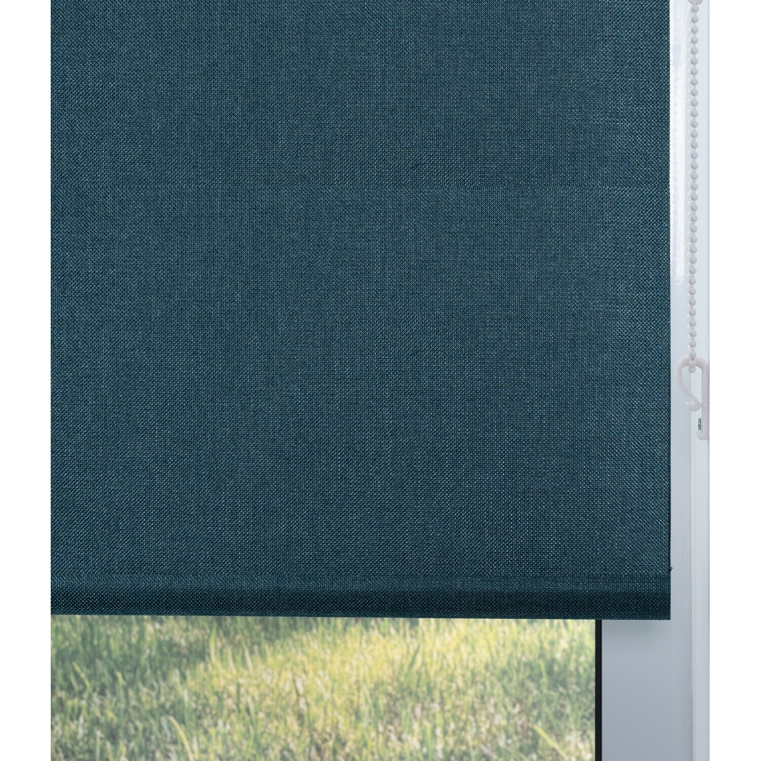 Blackout Textured Blind - Green / 120cm Image 2