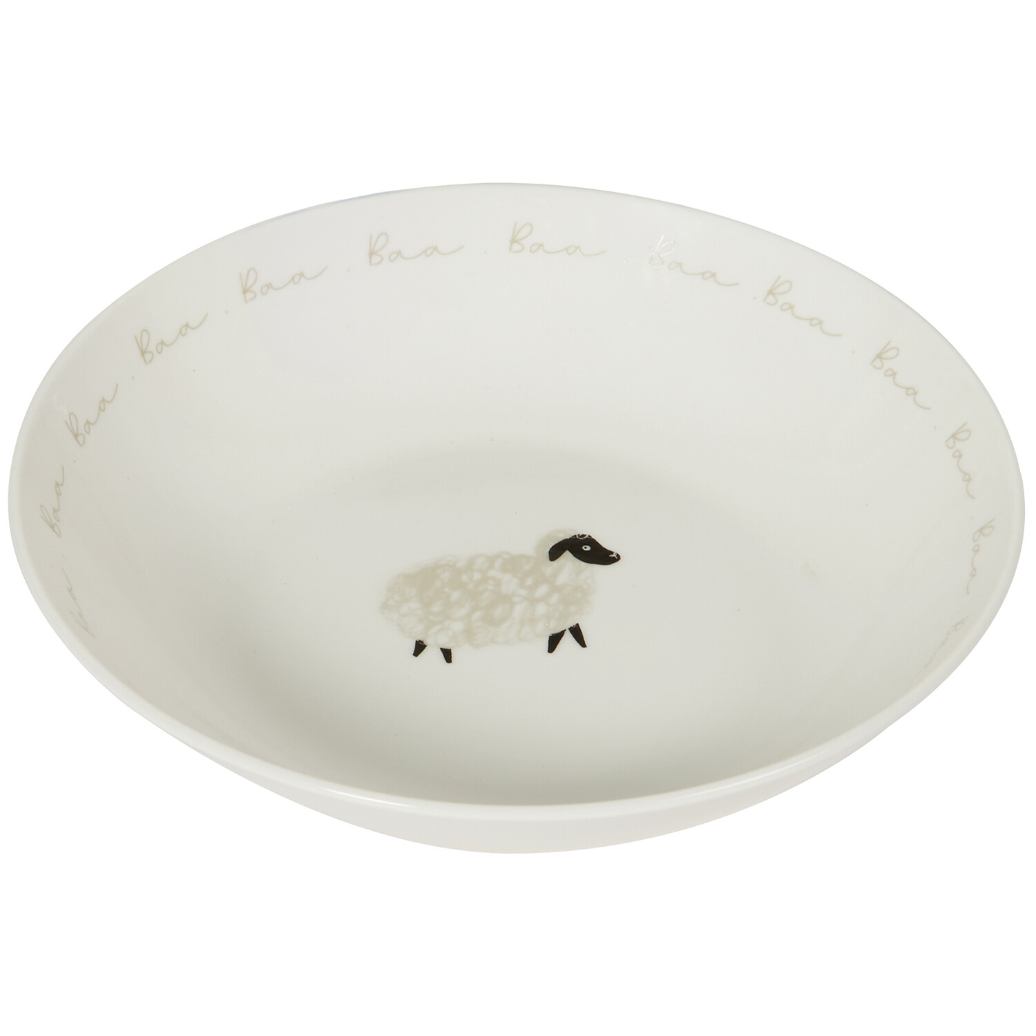 Highland Flock Pasta Bowl - White Image 3