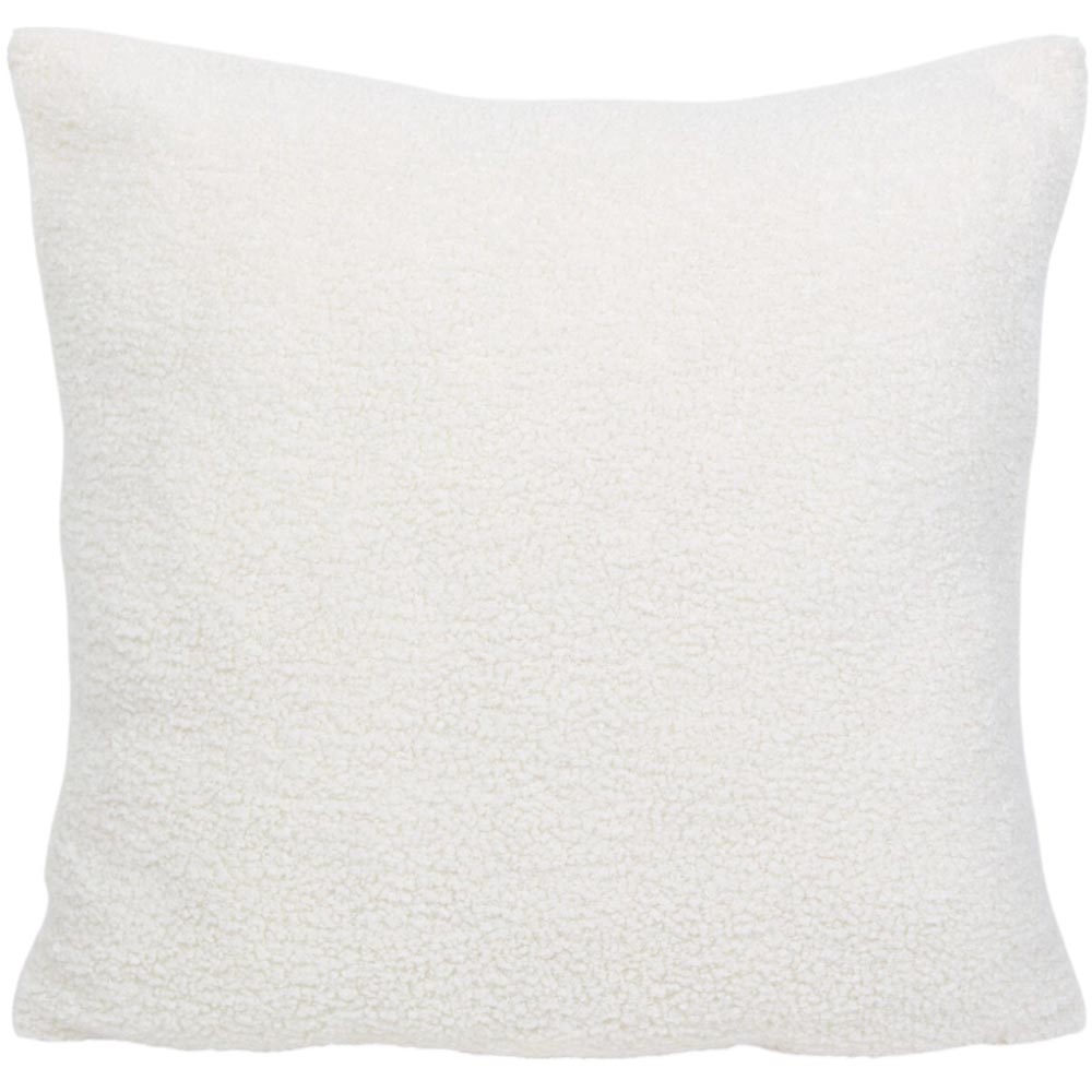 Let It Snow Embroidered Cushion - White Image 2