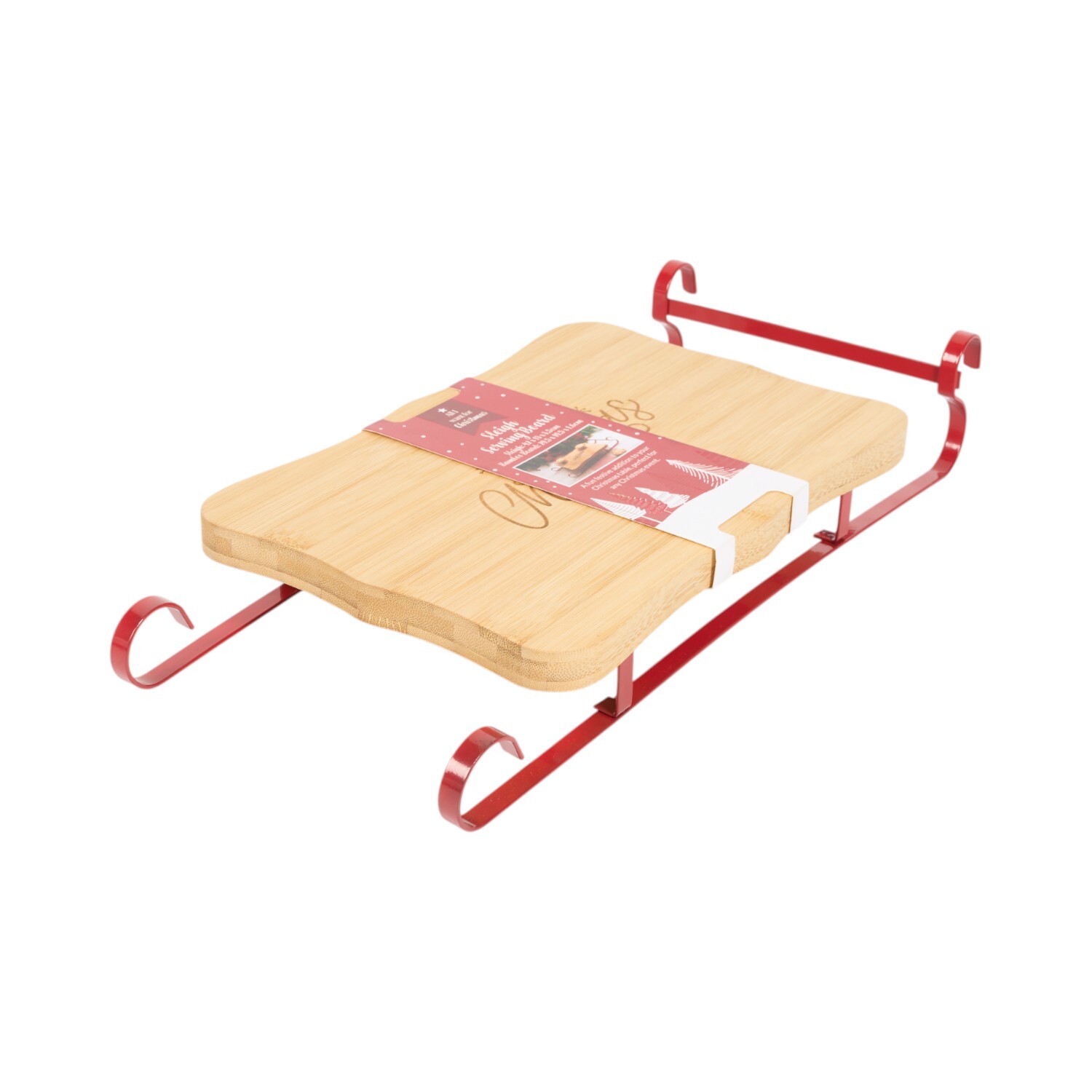 Sleigh Serving Board Natural Image 5