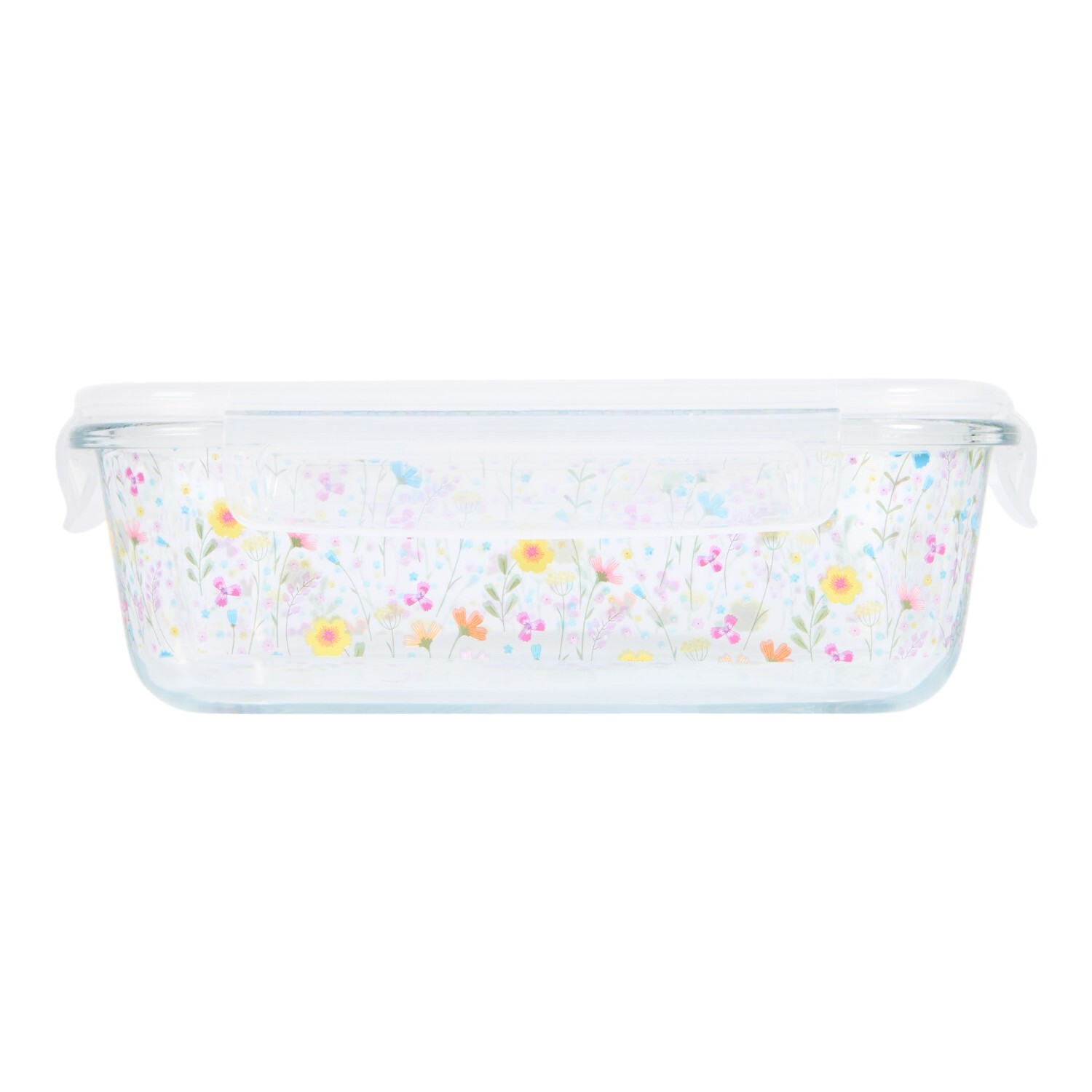 In Bloom Clear Glass Food Storage Image 1