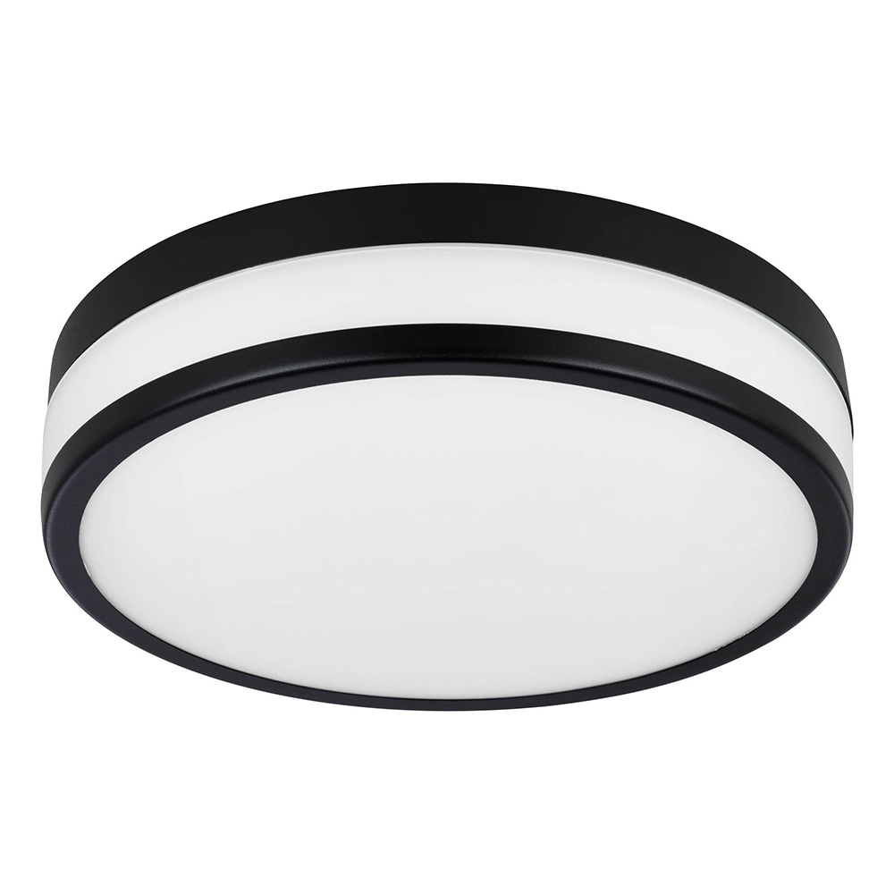 EGLO Palermo Black and White LED Ceiling Light Image 1