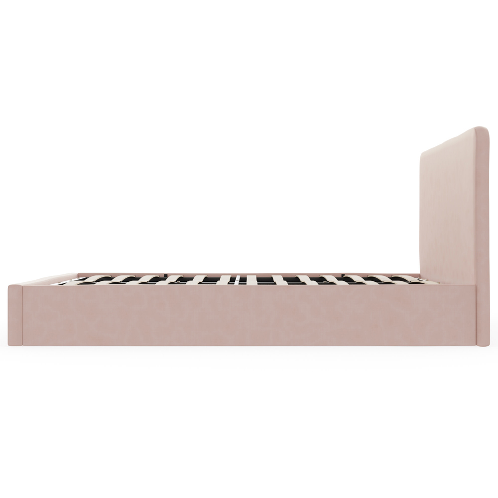 GFW Chiswick Double Soft Pink Ottoman Bed Image 4