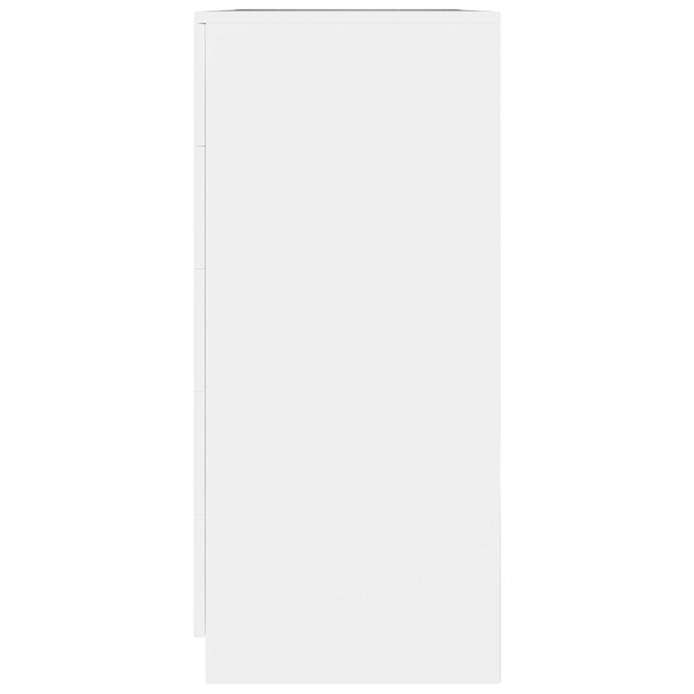 GFW Bailey 5 Drawer White Chest of Drawers Image 6