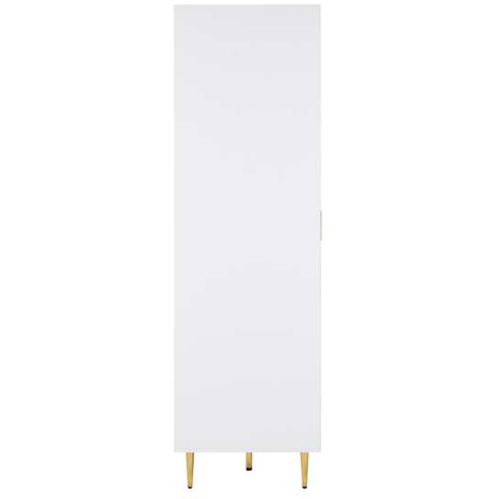 Birlea Zara 2 Door Fluted White Wardrobe Image 6