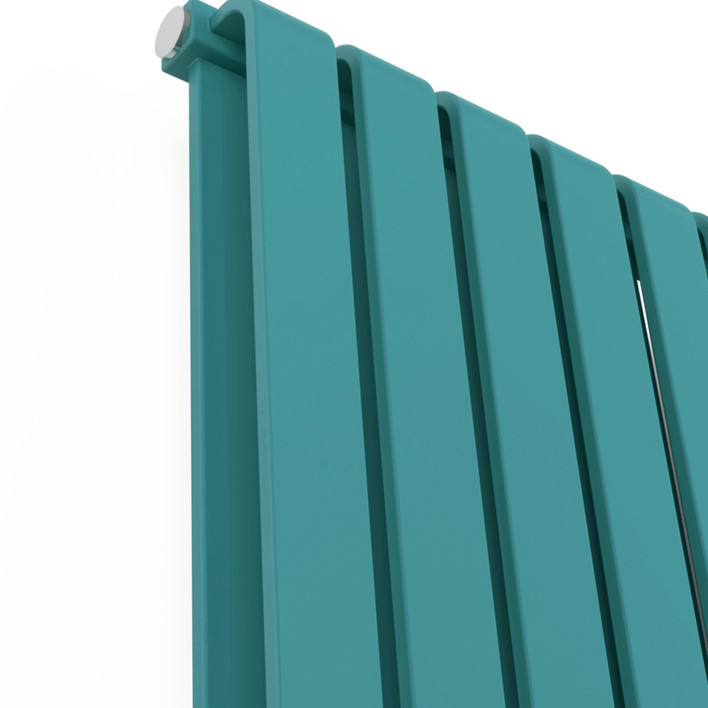 Terma Warp Room 3945 BTU Matt Teal Radiator 630 x 1045mm Image 5