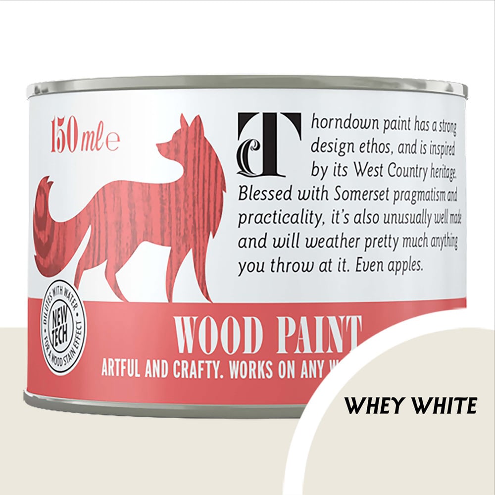 Thorndown Whey White Satin Wood Paint 150ml Image 4