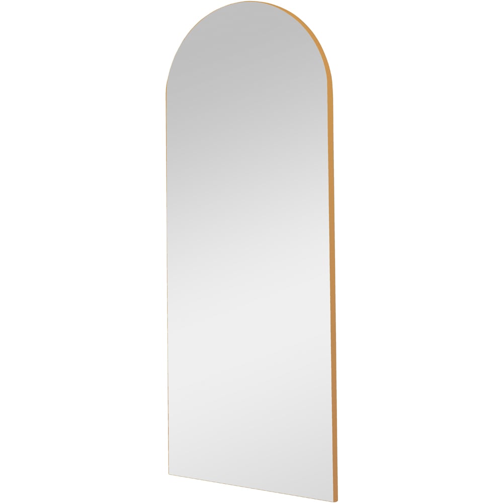 Yearn Gold Arched Full Length Wall Mirror 150 x 60cm Image 1