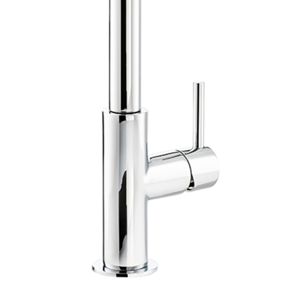 Spey Chrome and Black Single Lever Mono Kitchen Tap Image 3