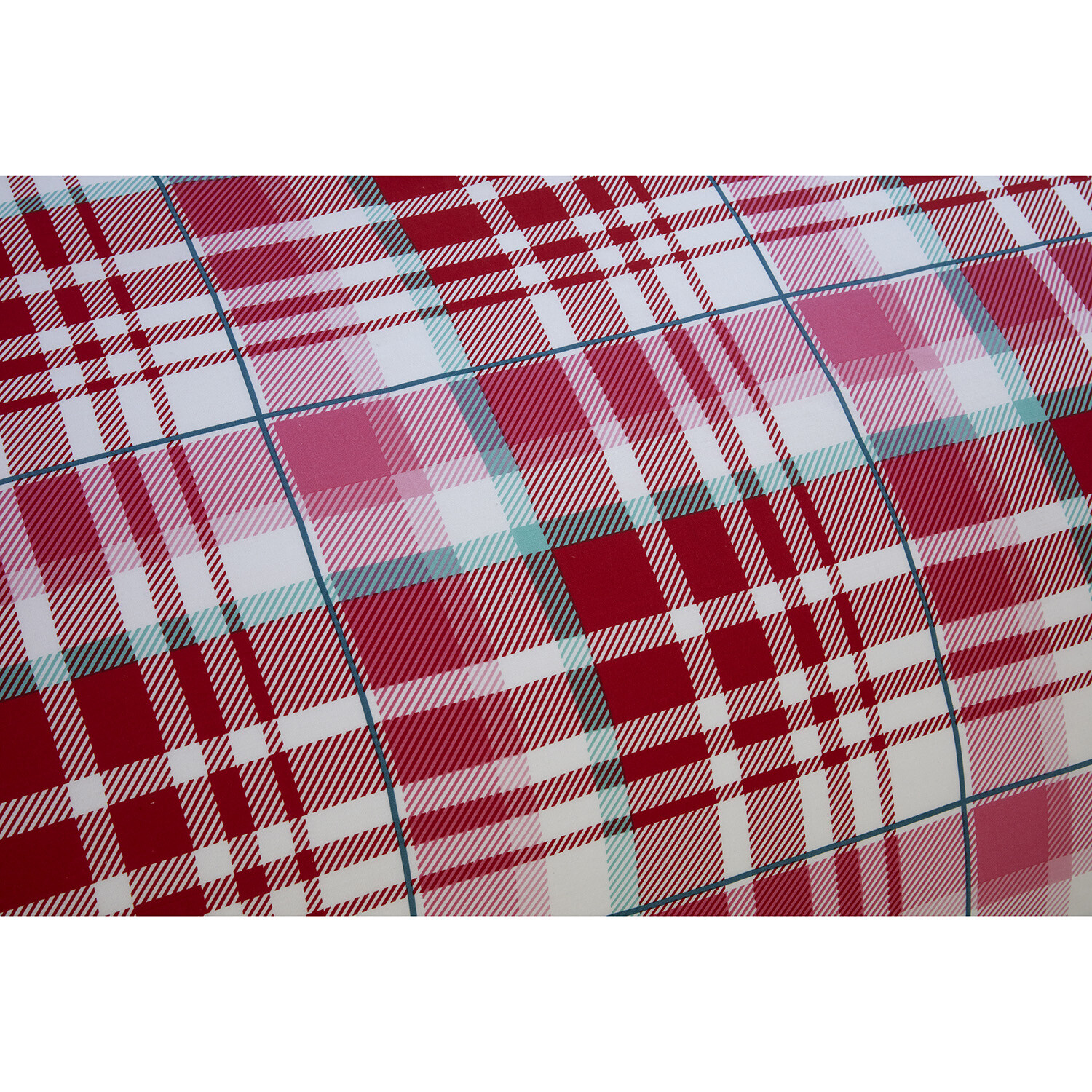 Ailsa Check Duvet Cover and Pillowcase Set - Pink / King Image 5