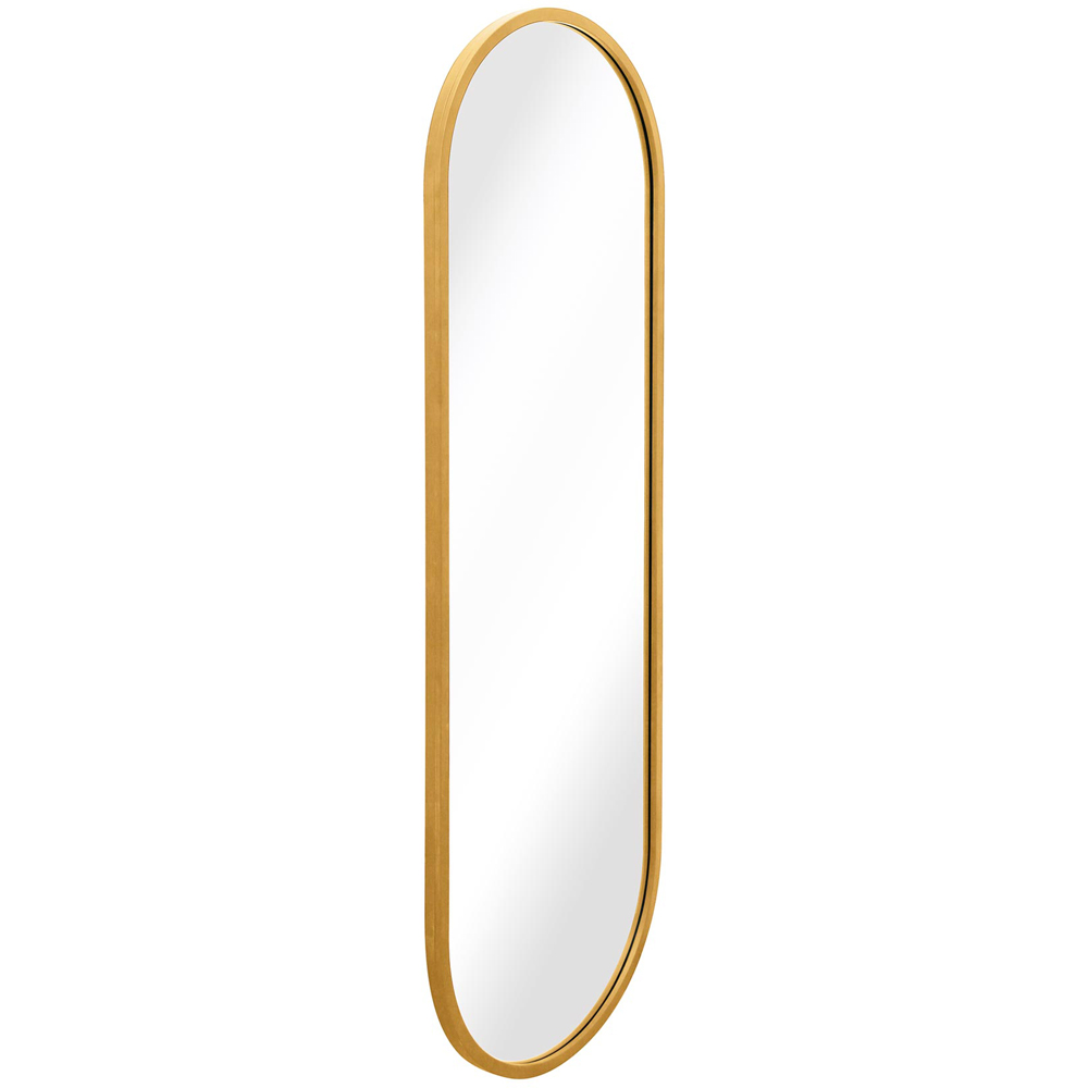 MirrorOutlet The Vultus Gold Metal Double Arched Garden Wall Mirror 160 x 55cm Image 3