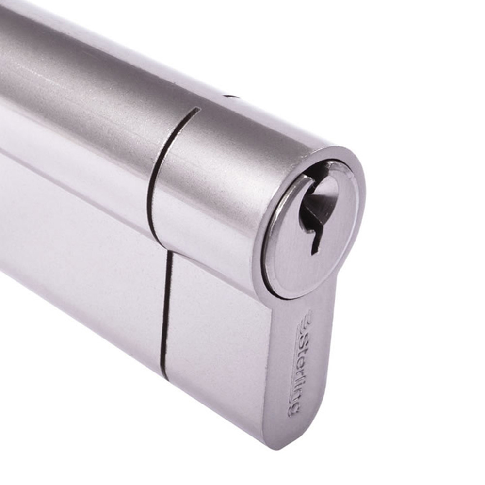 Wilko 45 x 55mm Nickel Cylinder Door Lock Image 3