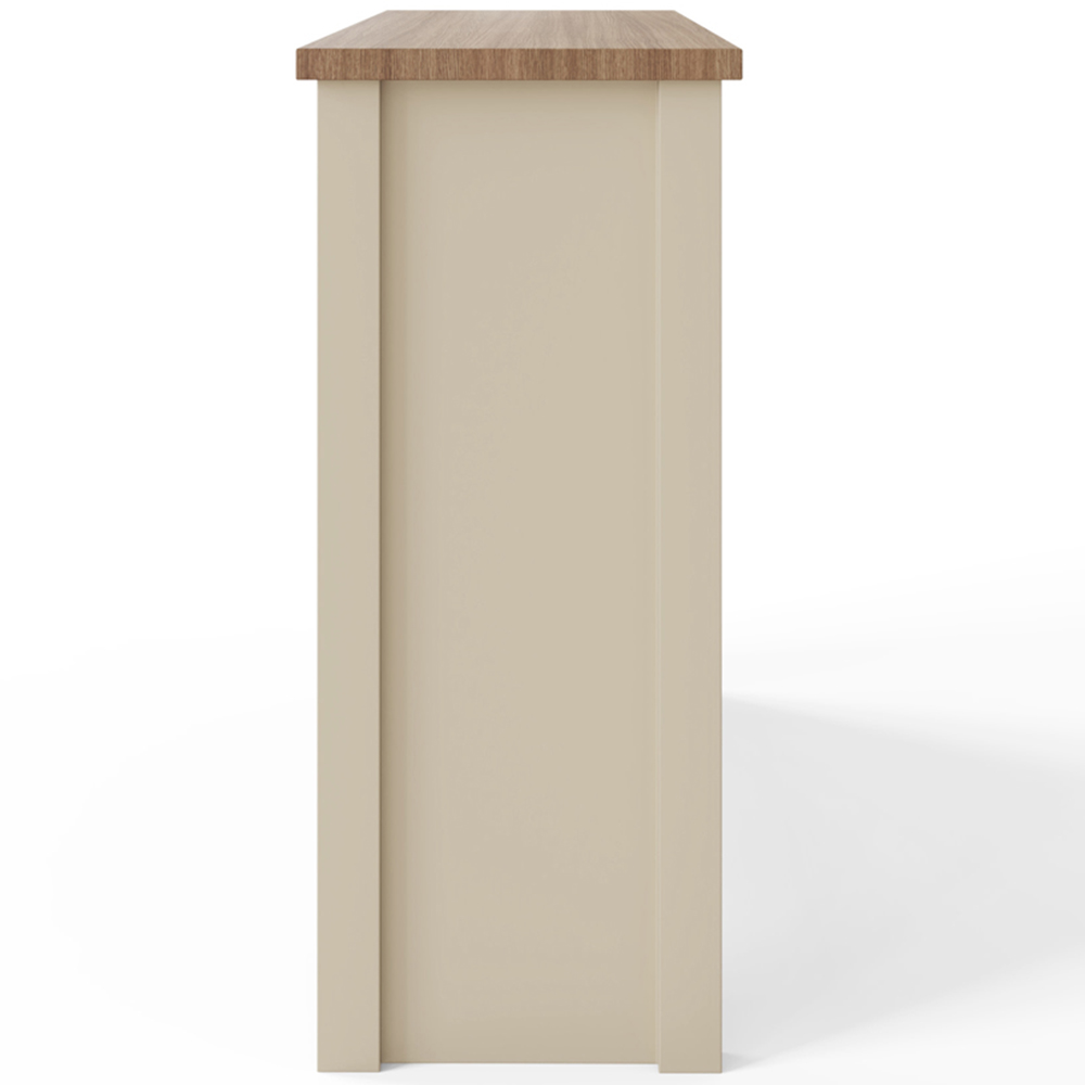 GFW Lancaster 2 Door 2 Drawer Cream Compact Sideboard Image 4