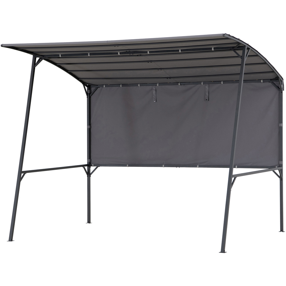 Sunjoy Vodno 2.84 x 2.20m Grey Fabric Pergola Image 2