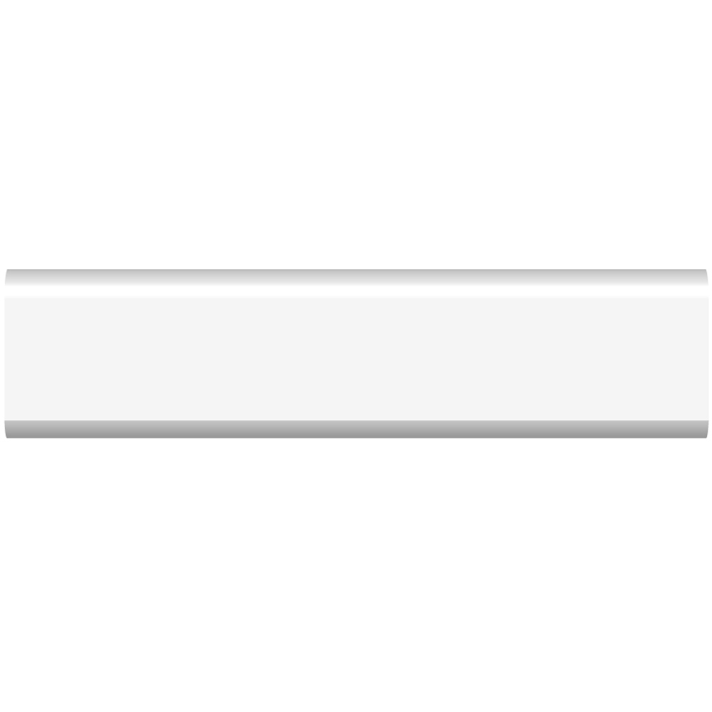 National Skirting White Bullnose Primed Dado Rail 18mm 50 x 2300mm Image 2