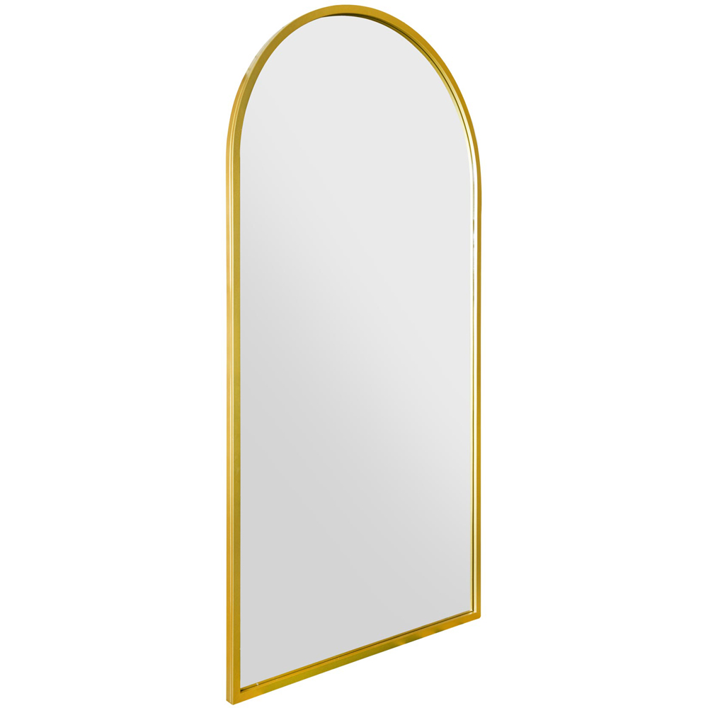 MirrorOutlet The Arcus Gold Framed Arched Garden Wall Mirror 160 x 80cm Image 3