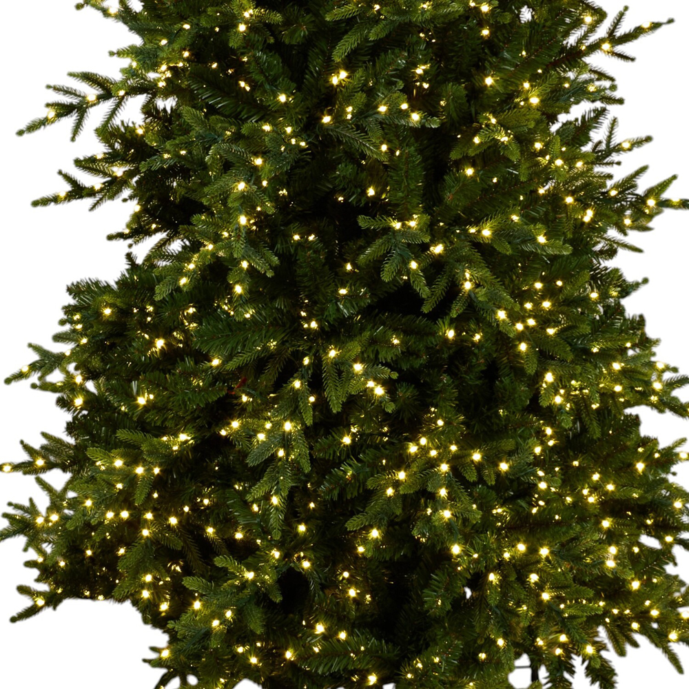 7ft Pre-Lit Opulent Artificial Fir Tree Green Image 4