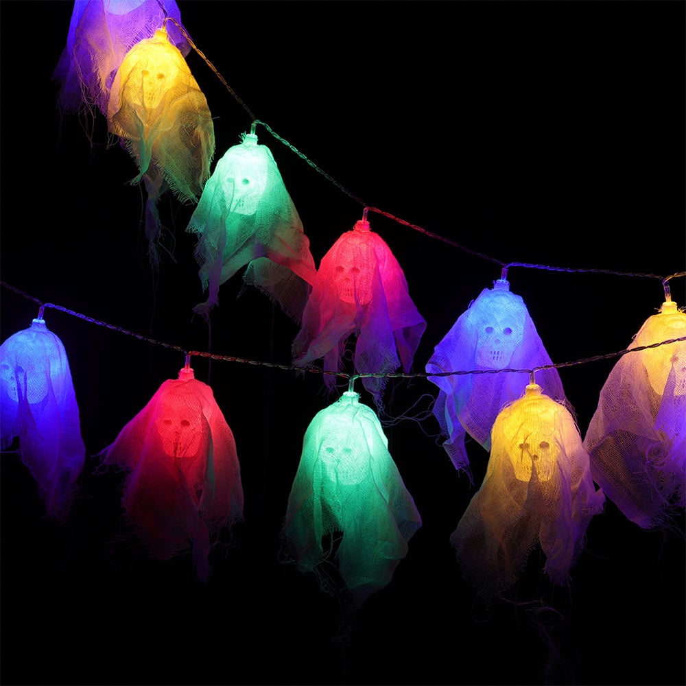 Living and Home 3m Halloween Skull 20 LED String Light Image 2