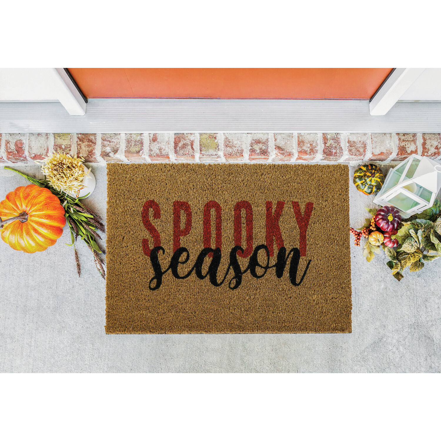 Halloween Printed Coir Door Mat Brown Image 2
