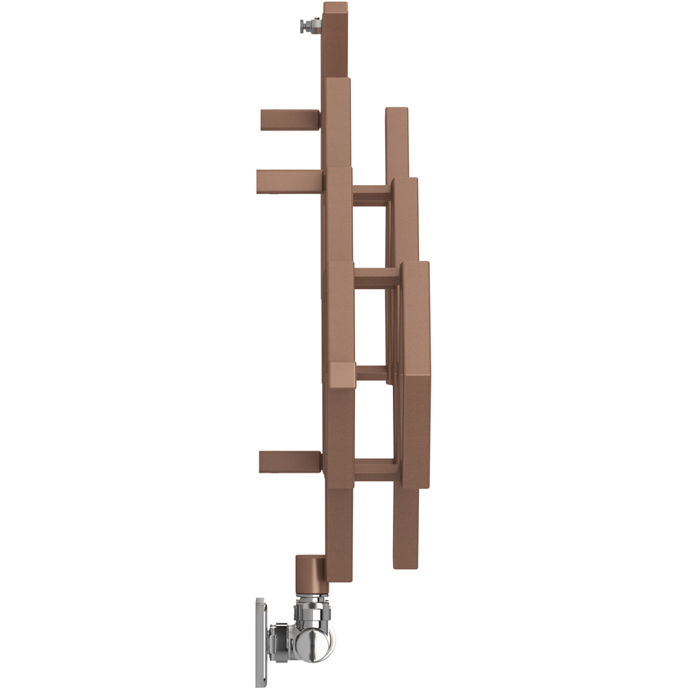 Terma Hex 1081 BTU Bright Copper Radiator 502 x 1126mm Image 5