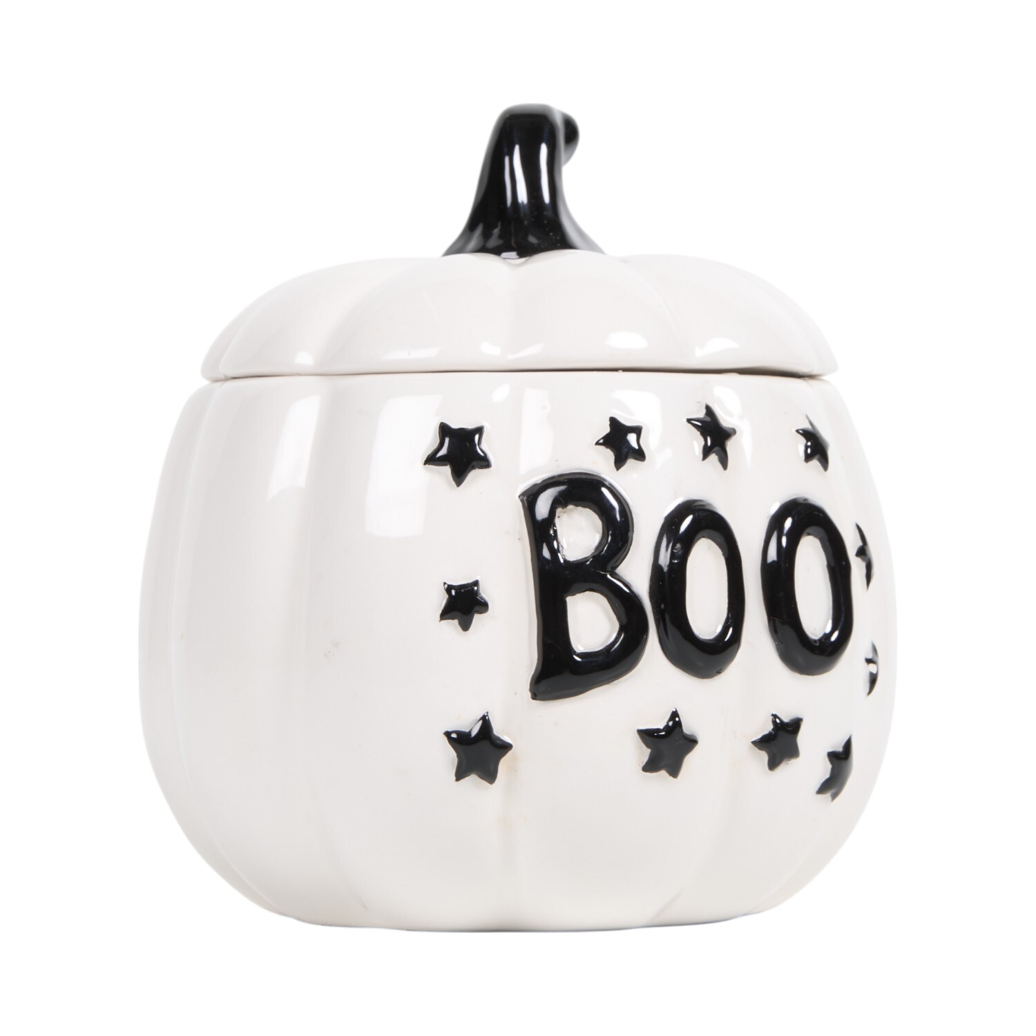 Boo Large Ceramic Candle Image 7