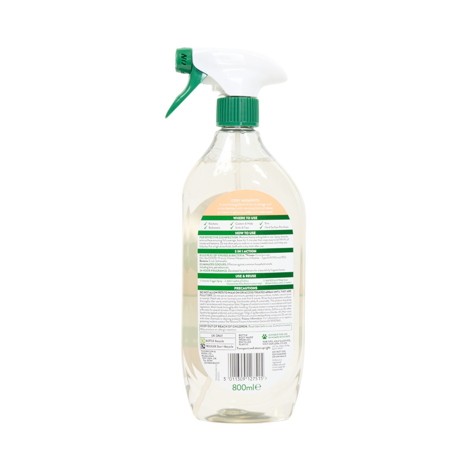 Zoflora Multipurpose Disinfectant Cleaner - Cosy Moments Image 3