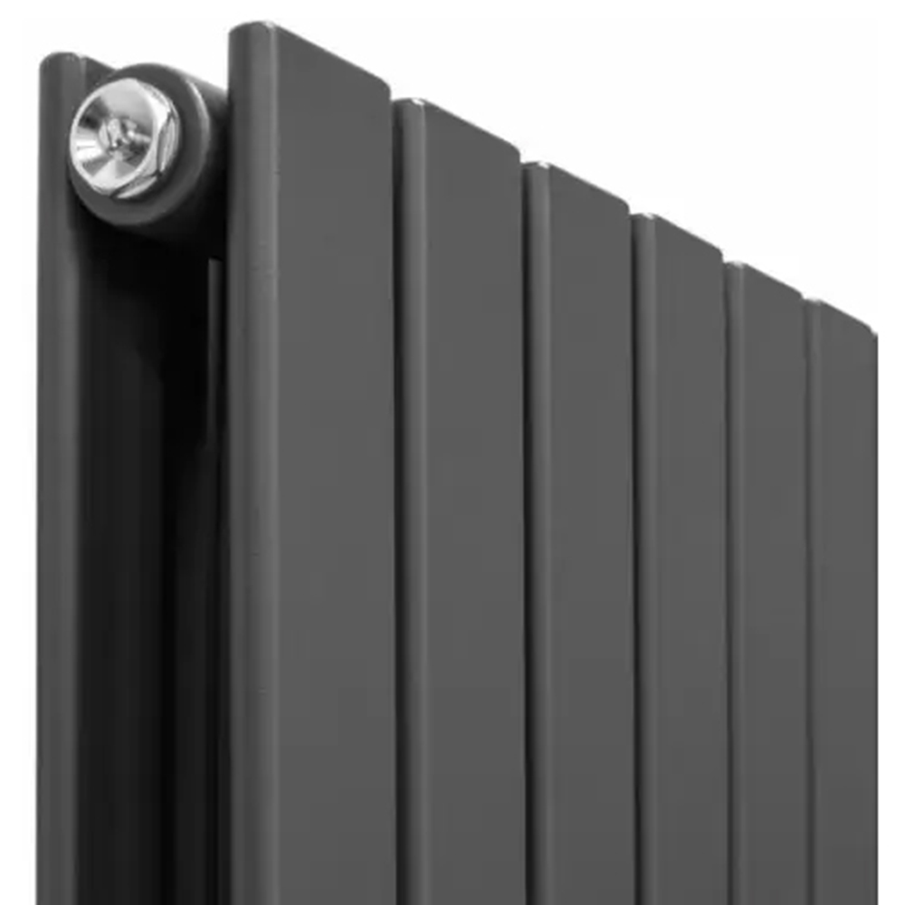 MonsterShop Anthracite Grey Flat Radiator 1600 x 420mm Image 6