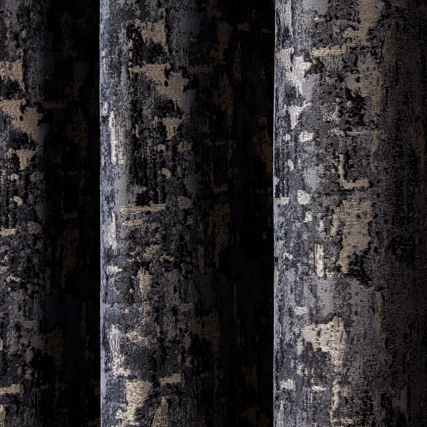 Aster Blackout Eyelet CurtainCharcoal229cm Image 4