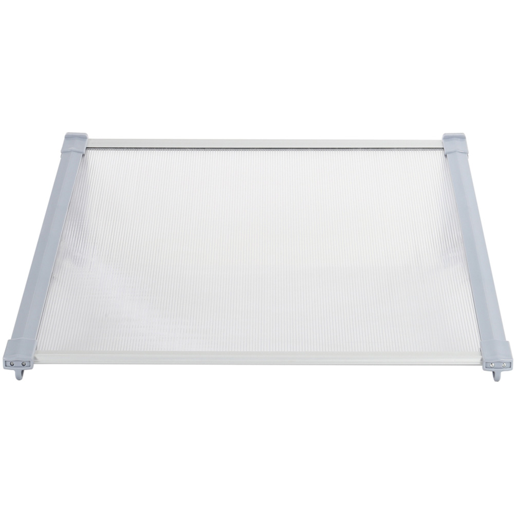 Living and Home Grey Front Door Canopy 90 x 150cm Image 3