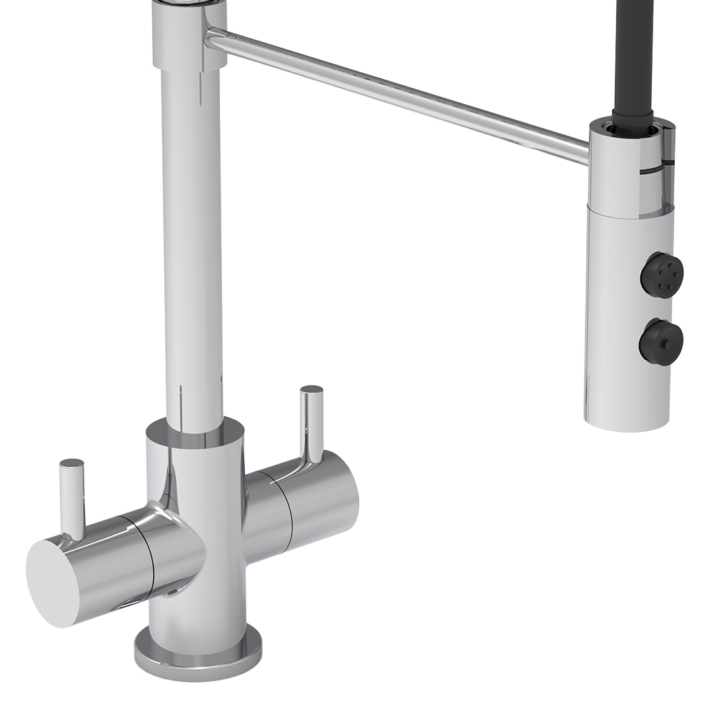 Reginox Titania Chrome Chef Kitchen Tap Image 2