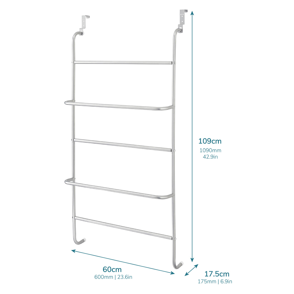 House of Home 5 Tier Over Door Rail 3.5 x 2ft Image 5