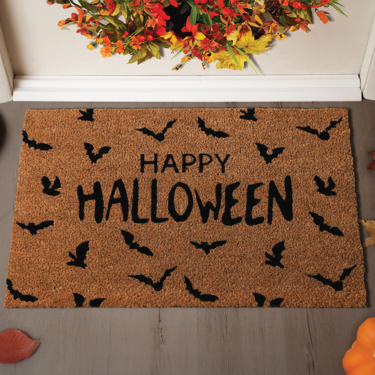 Happy Hallows Halloween Coir Mat Multicolour Image 2