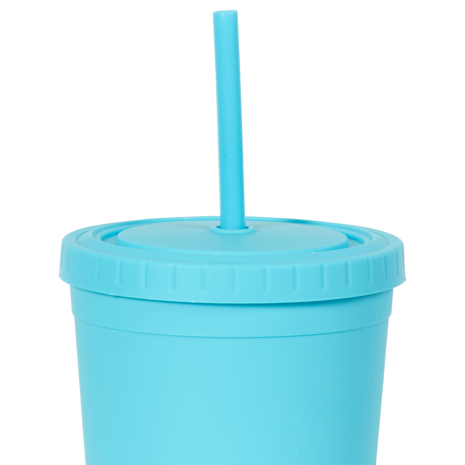 Pastel Tumbler with Straw Image 3