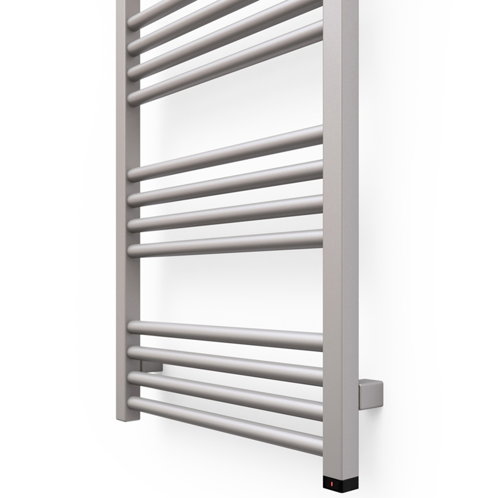 Terma Fiona One 2046BTU Sparkling Gravel Taupe Electric Tower Rail 1140 x 480mm Image 3