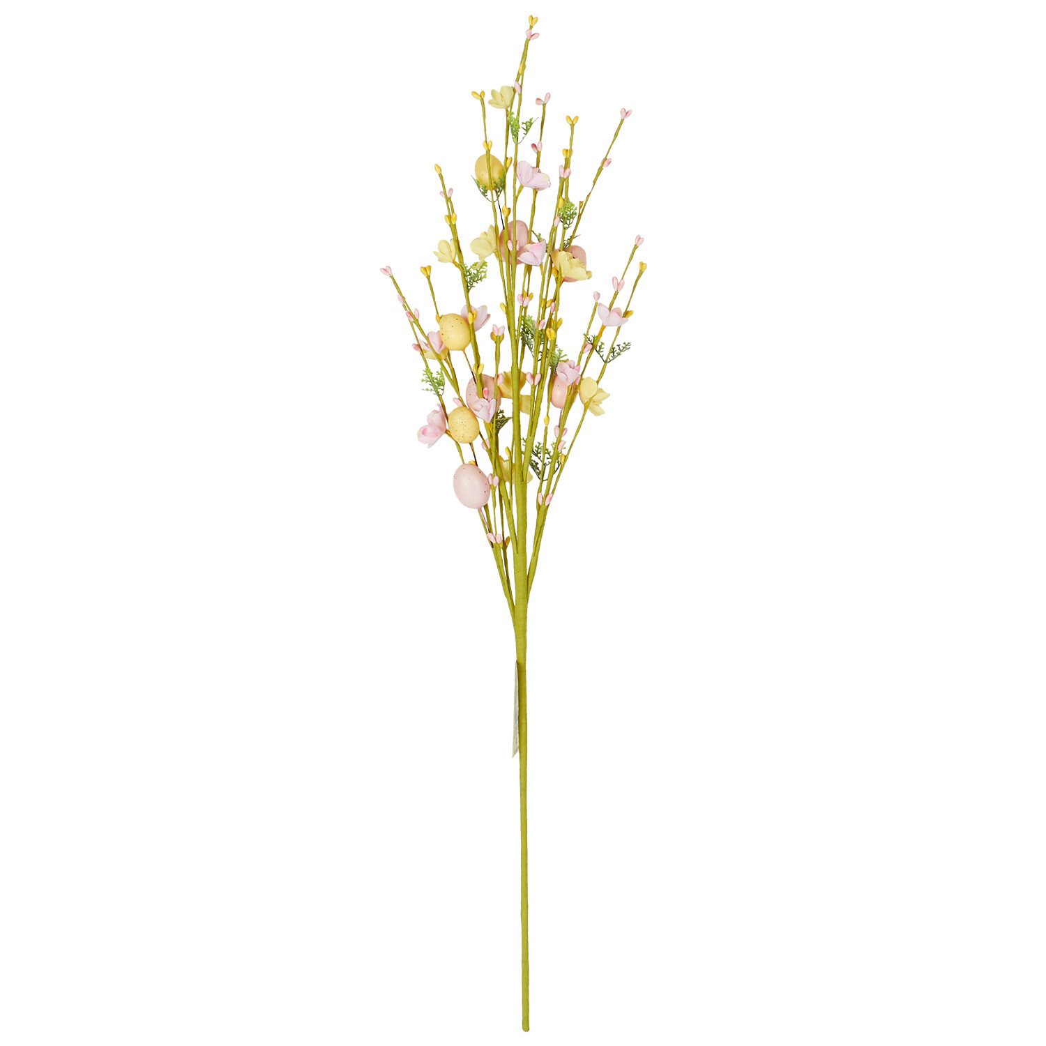 Floral Egg Spray 80cm - White Image 5