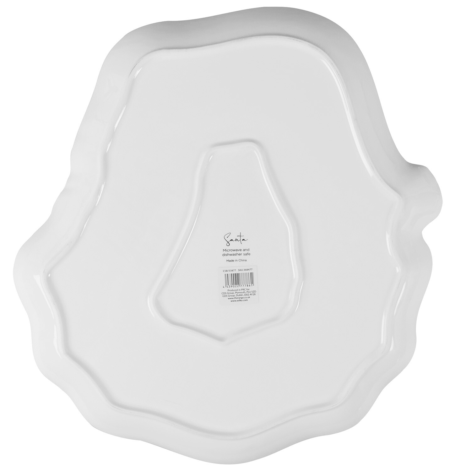 Santa Platter - White Image 3