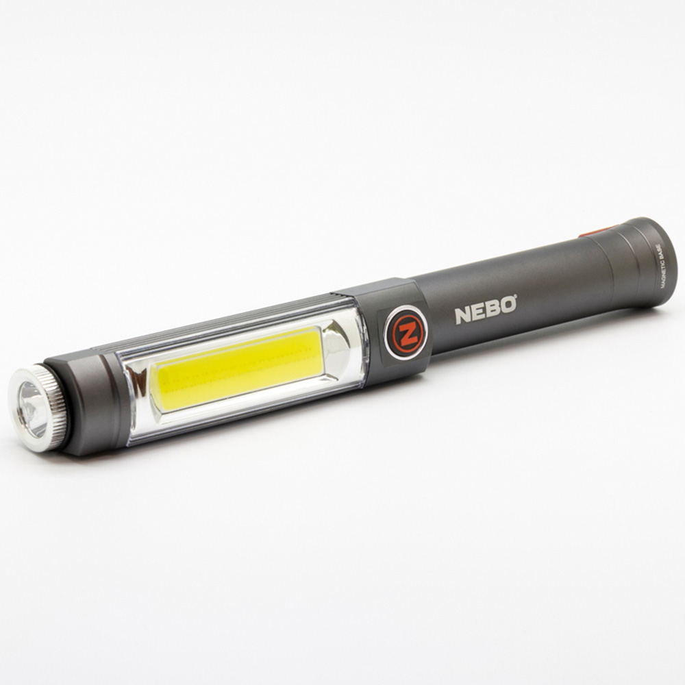 Nebo Big Larry 2 2-in-1 500 Lumens COB Work Light with 200 Lumens Flashlight and Batteries Image 4