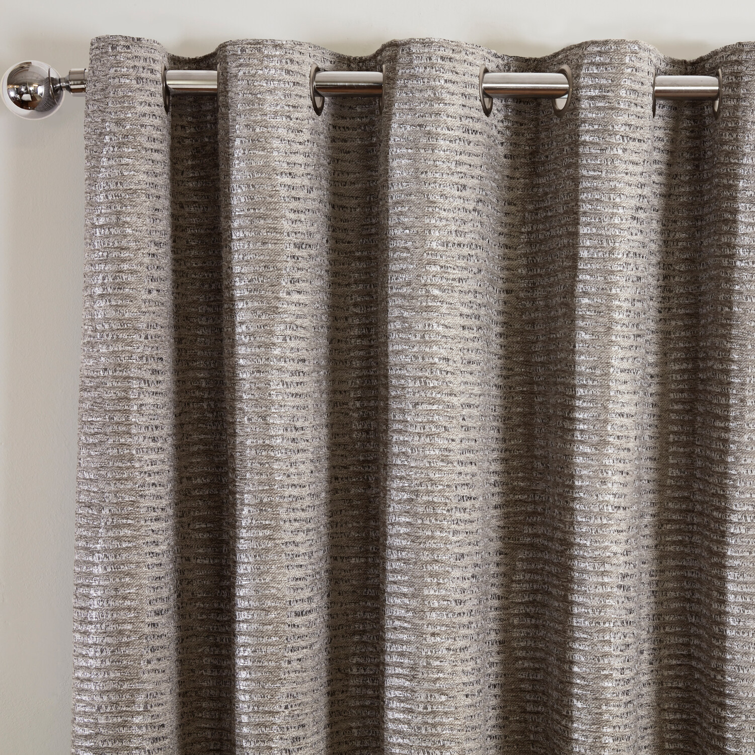 Kelston Eyelet CurtainSilver229cm Image 3