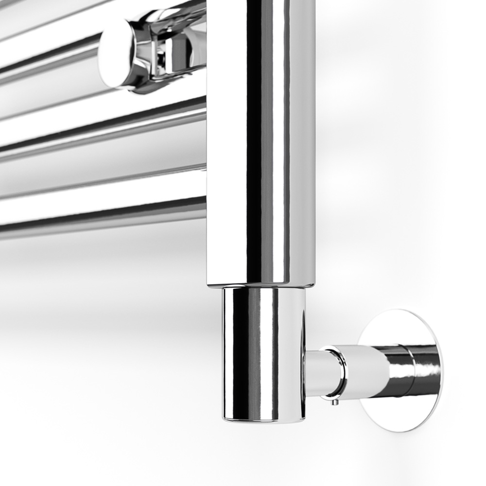 Terma Chrome Cable Masking Cover for SIM SIS Short 84mm Pipe Elements Image 2